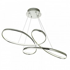 Φωτιστικό Κρεμαστό LED 56W 230V 4200lm 3000Κ Θερμό Φως σε Χρώμιο 6151-CH